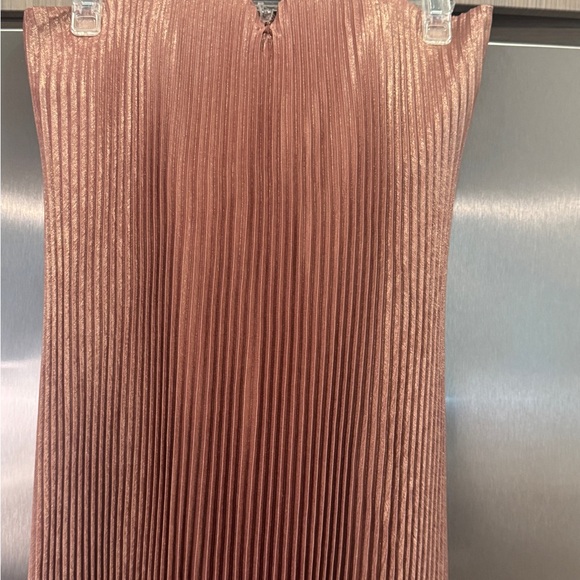 Pleated Maxi Dress in Dusty Rose - Picture 3 of 16